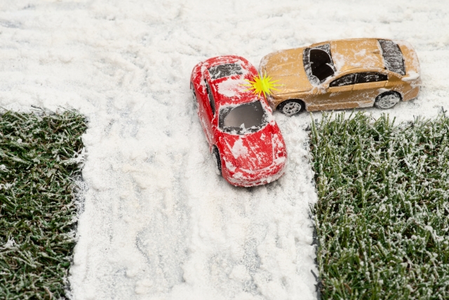 冬場の交通事故に気をつけて。